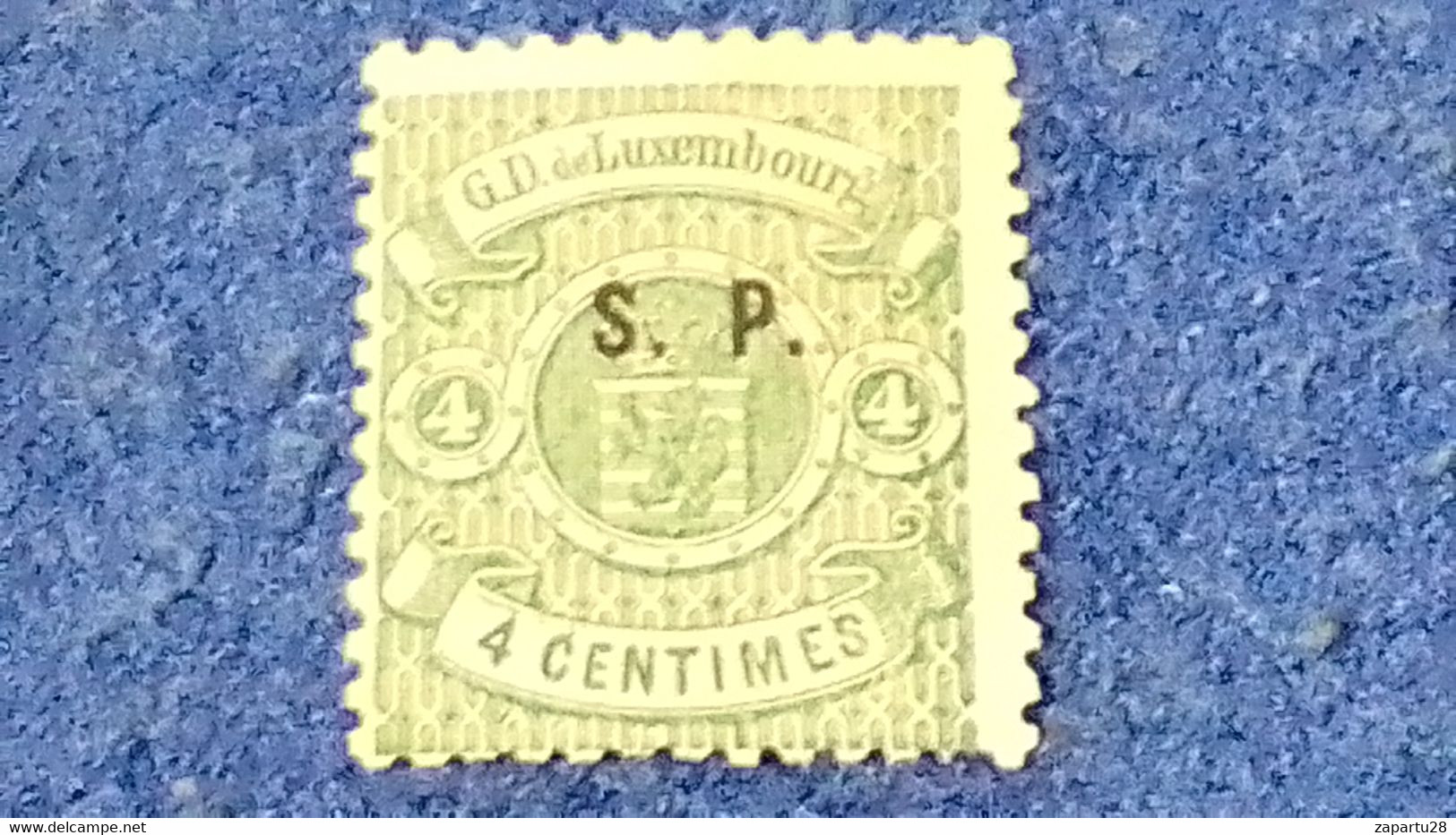 LÜKSEMBURG-1895-4C  SÜRSARJLI   DAMGASIZ-RESMİ PUL - 1882 Allégorie