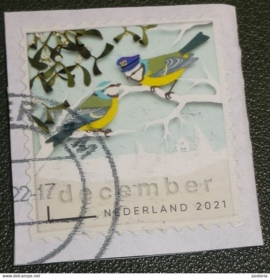 Nederland - NVPH - 2022 - Gebruikt Onafgeweekt -  Decemberzegel - December - Kerst - Mezen - Meesjes - Used Stamps