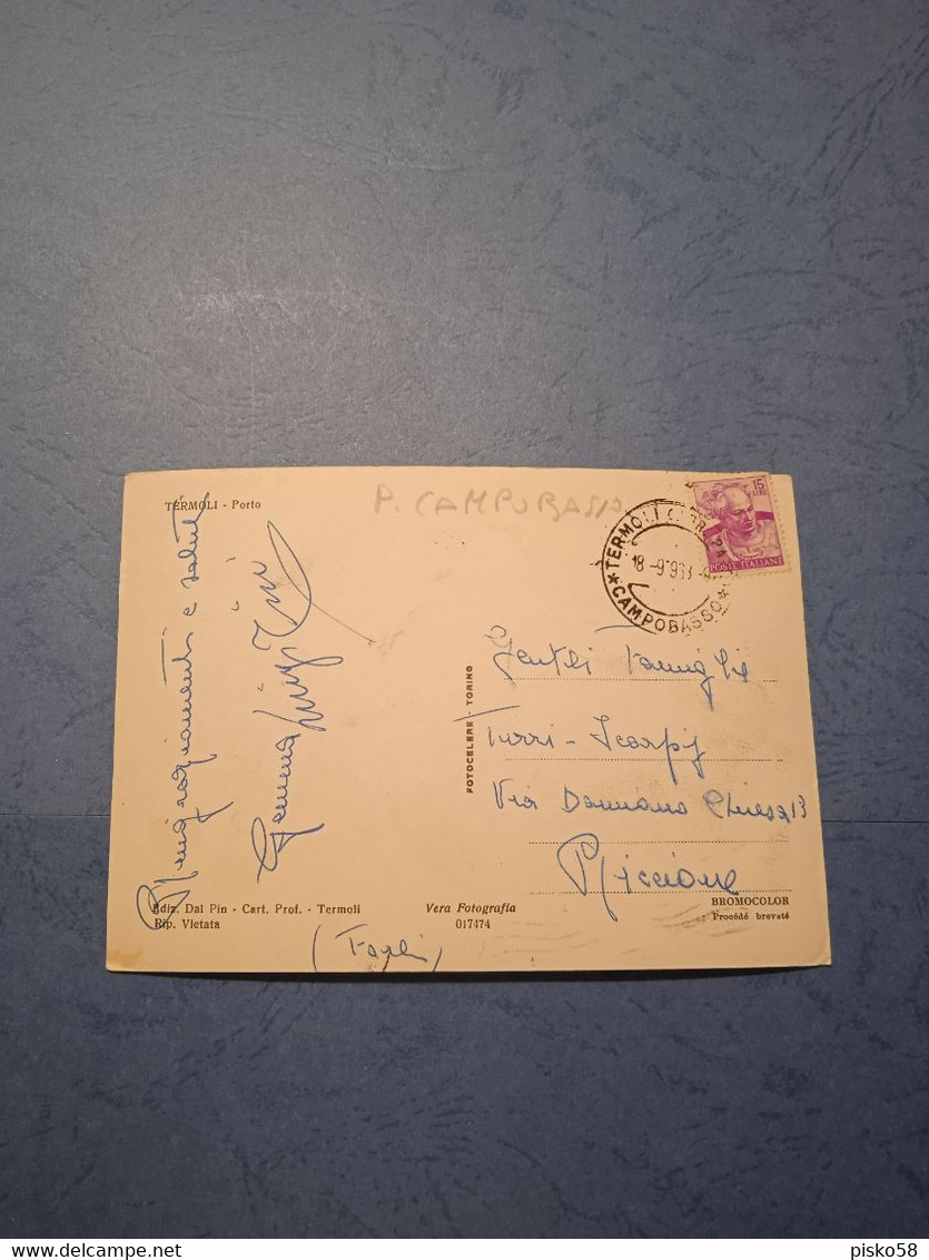 Italia-termoli-il Porto-fg-1961 - Other & Unclassified