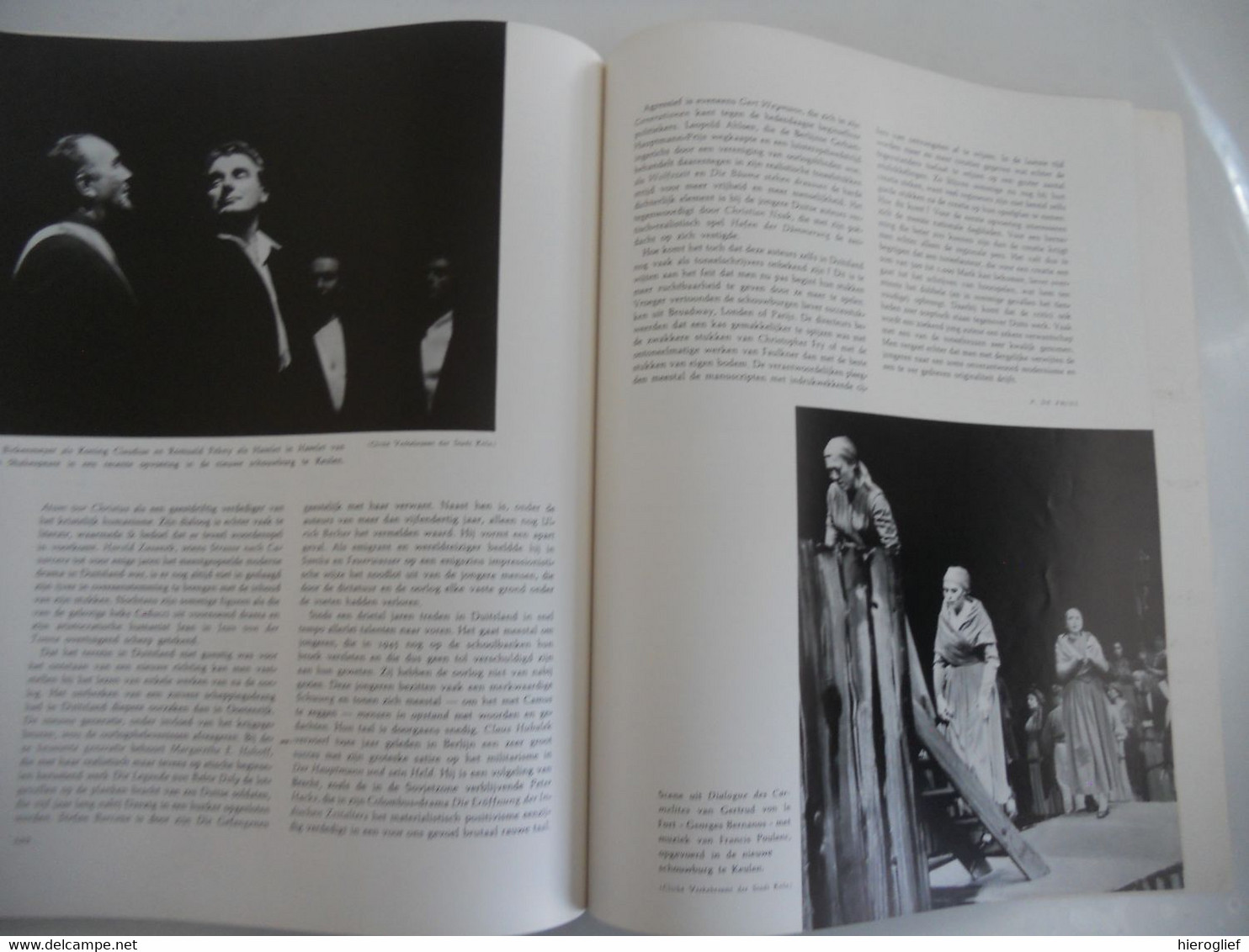 TONEEL - Themanummer Tijdschrift WEST-VLAANDEREN 1958 Nr 2 Volkstoneel Dierickx Poppe Vercnocke Gabriël Marcel - Théâtre