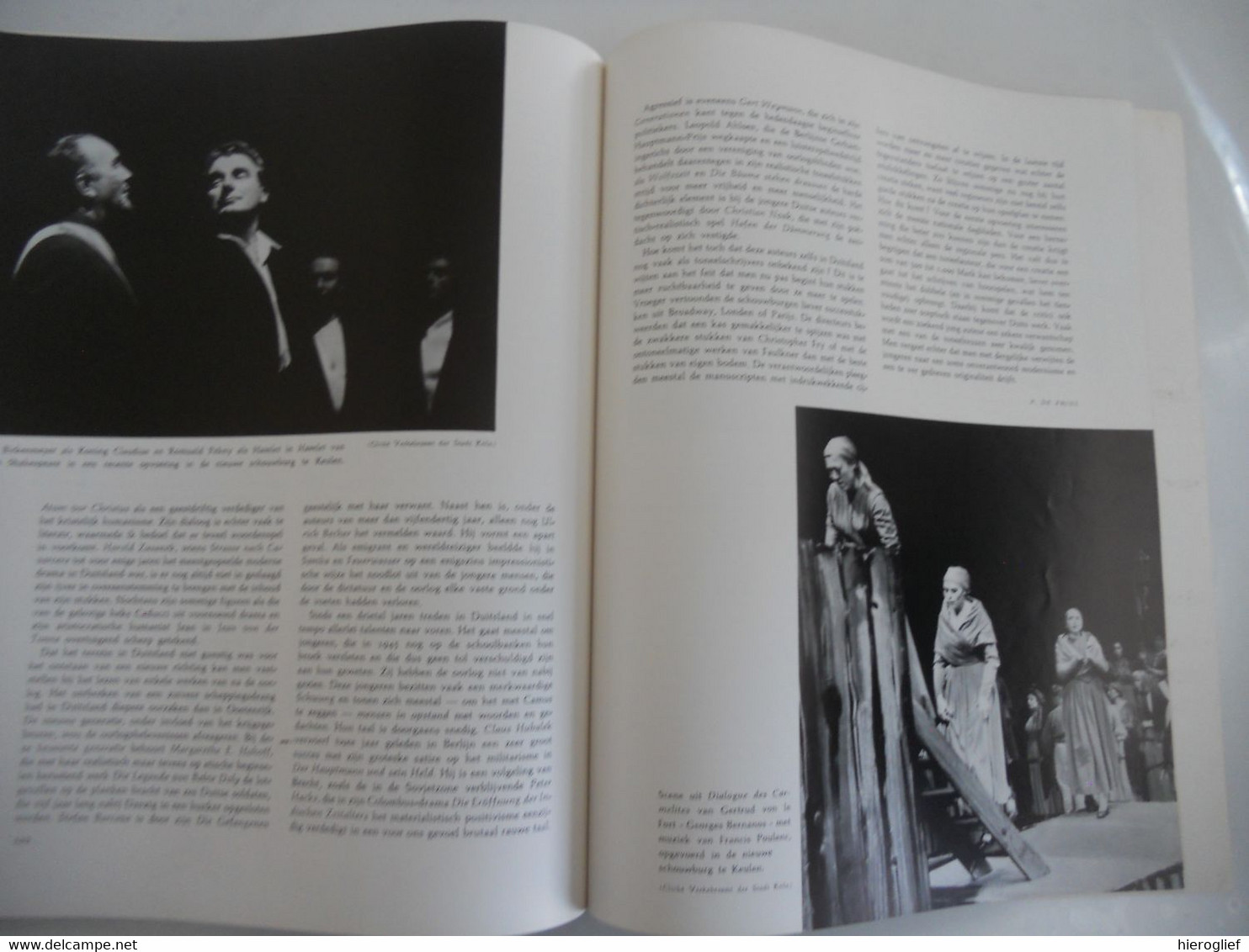 TONEEL - Themanummer Tijdschrift WEST-VLAANDEREN 1958 Nr 2 Volkstoneel Dierickx Poppe Vercnocke Gabriël Marcel - Theatre