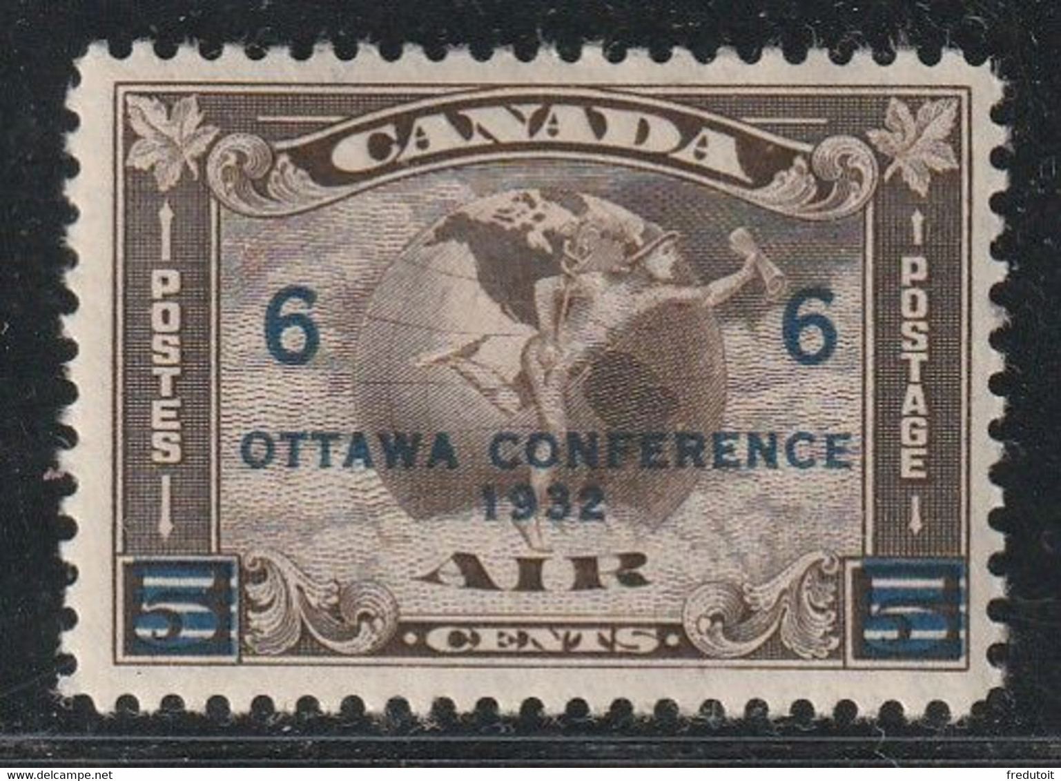 CANADA - Poste Aérienne : N°4 * (1932) "Ottawa Conférence 1932" - Poste Aérienne