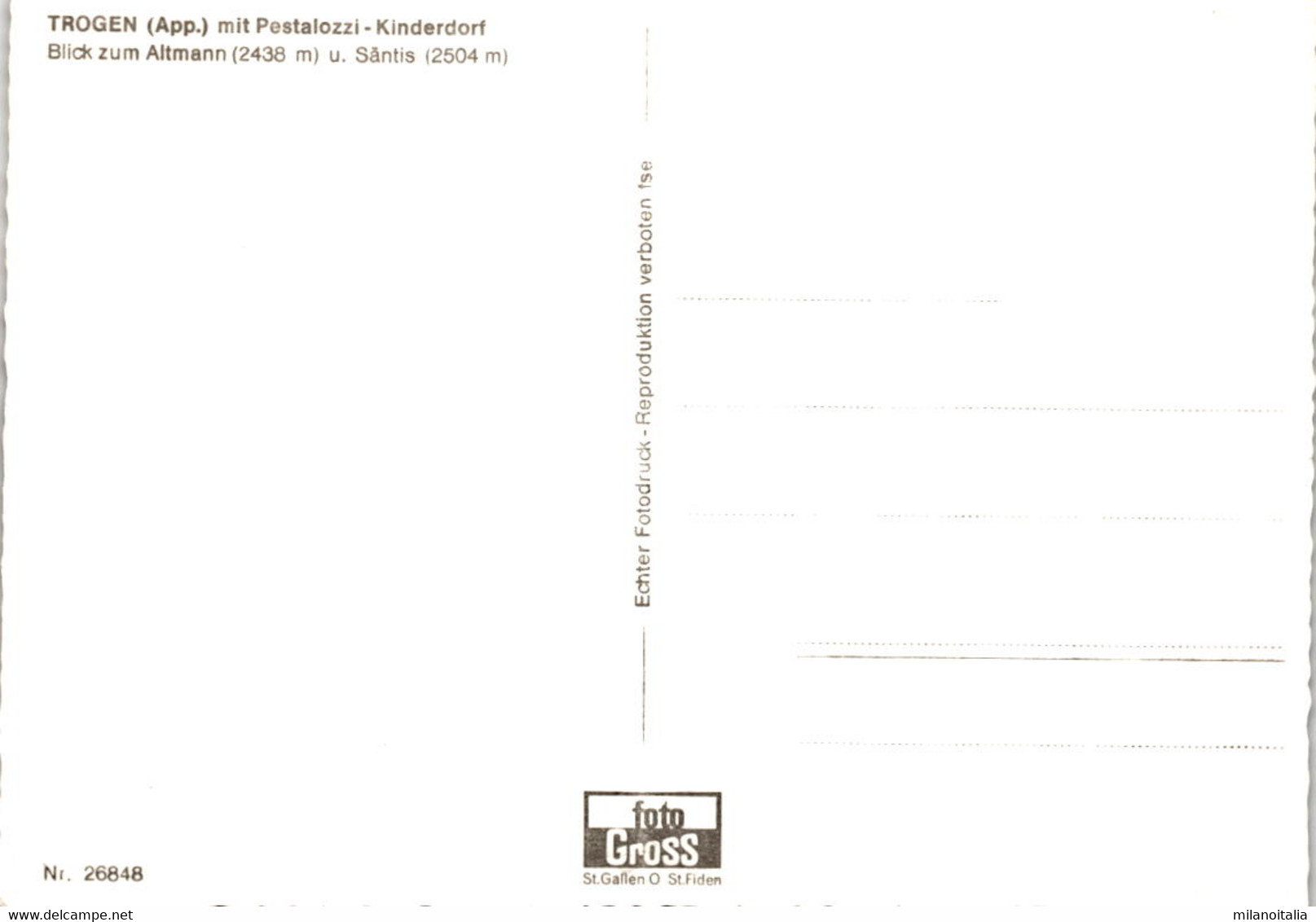 Trogen Mit Pestalozzi-Kinderdorf (26848) - Trogen