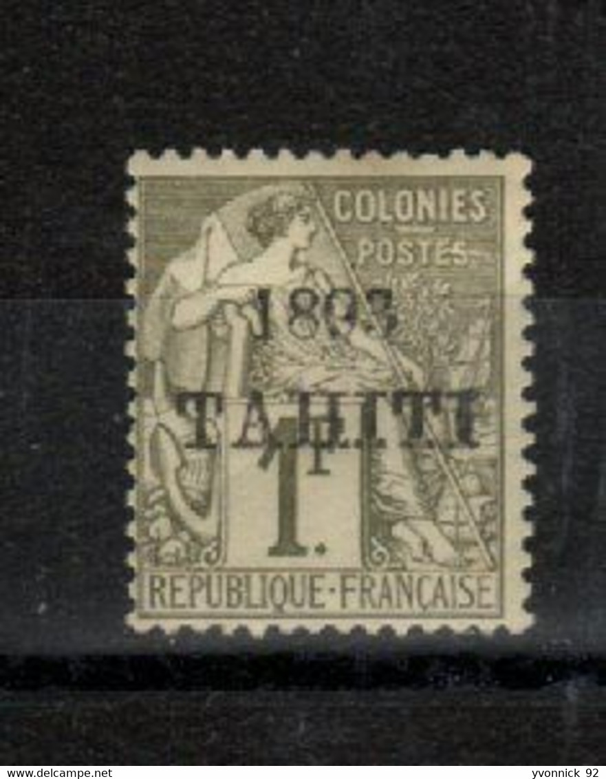 Tahiti _ (1893 ) -  1 F Vert - N°30 - Ungebraucht