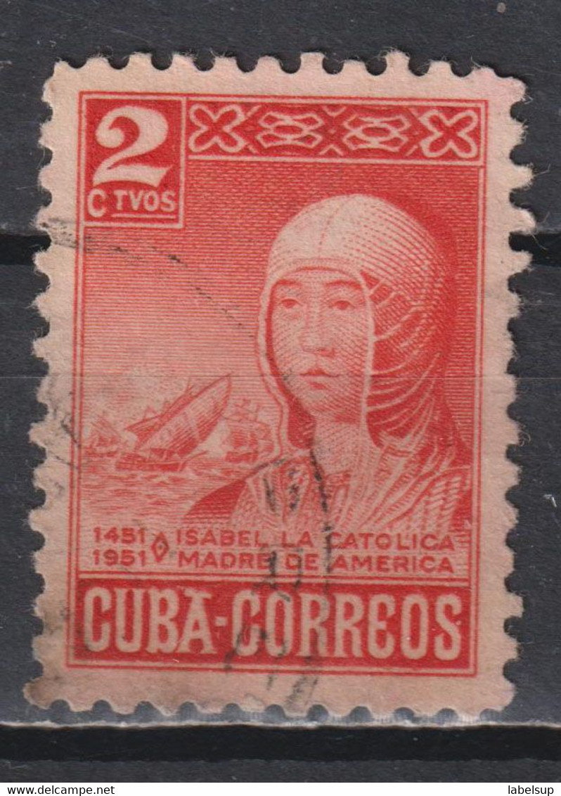 Timbre Oblitéré De Cuba De 1952 N° 356 - Oblitérés