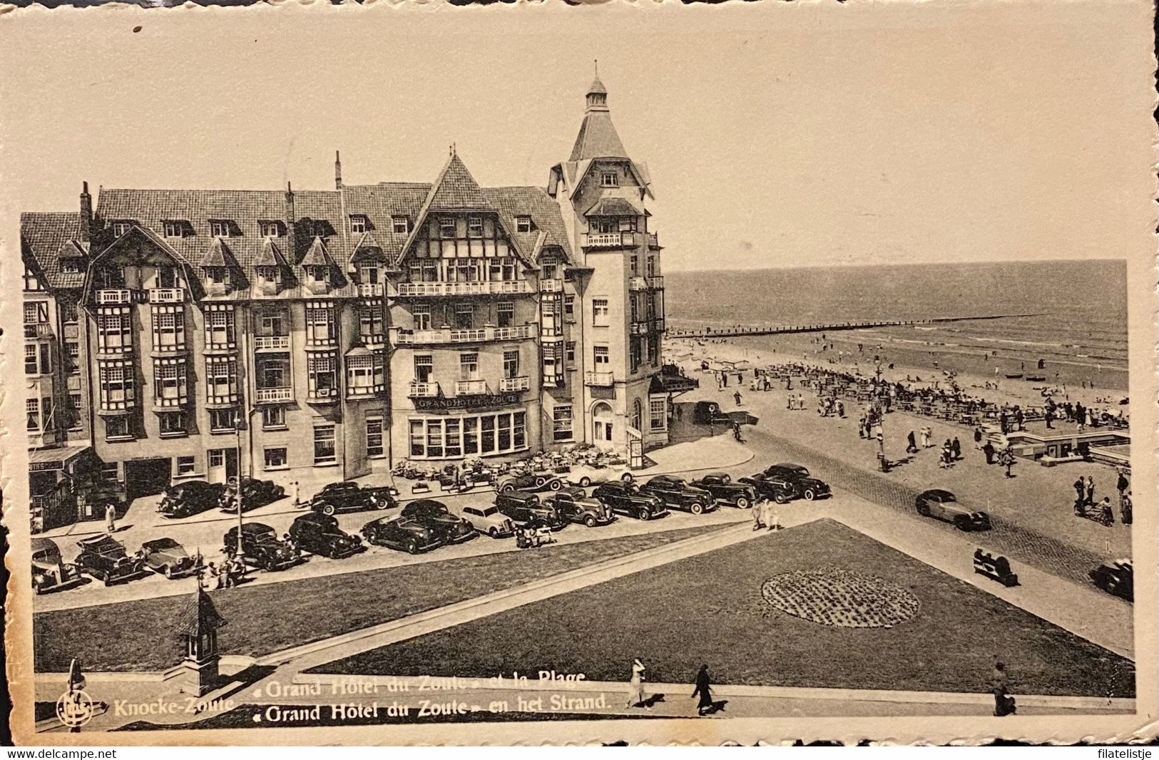 Knokke Grand Hotel Du Zoute Gelopen 1949 - Knokke