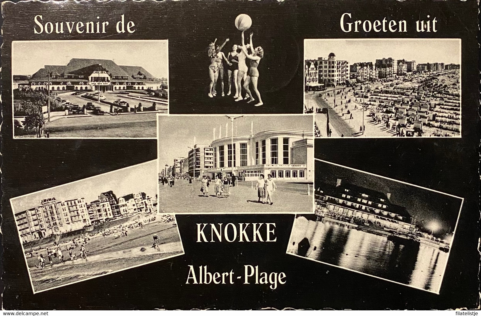 Knokke Souvenir De Knokke Veelzicht Gelopen 1956 - Knokke