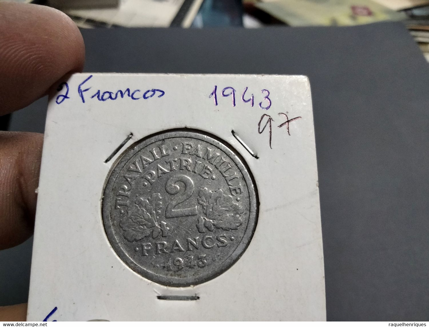 FRANCE 2 FRANCS 1943 KM# 904.1 (G#32-97) - 2 Francs