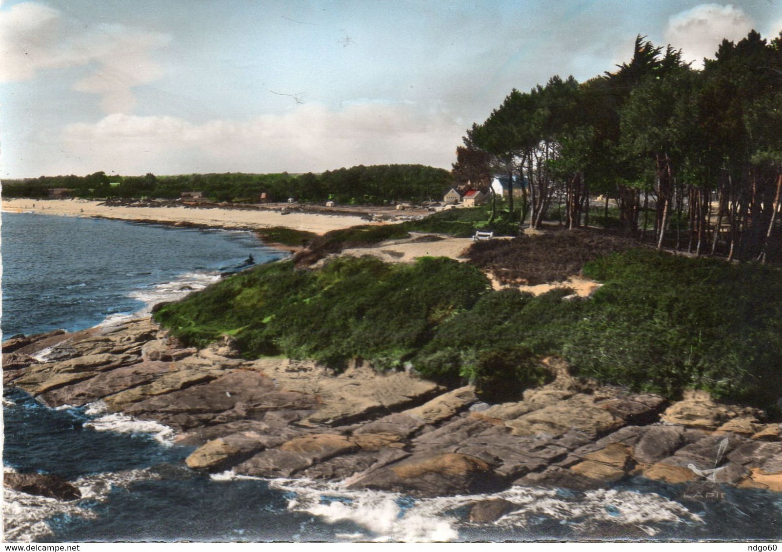 Beg Meil - Pointe De Ker Myl Et Plage De Kern An Bigorm (en Avion Au-dessus De...) - Beg Meil