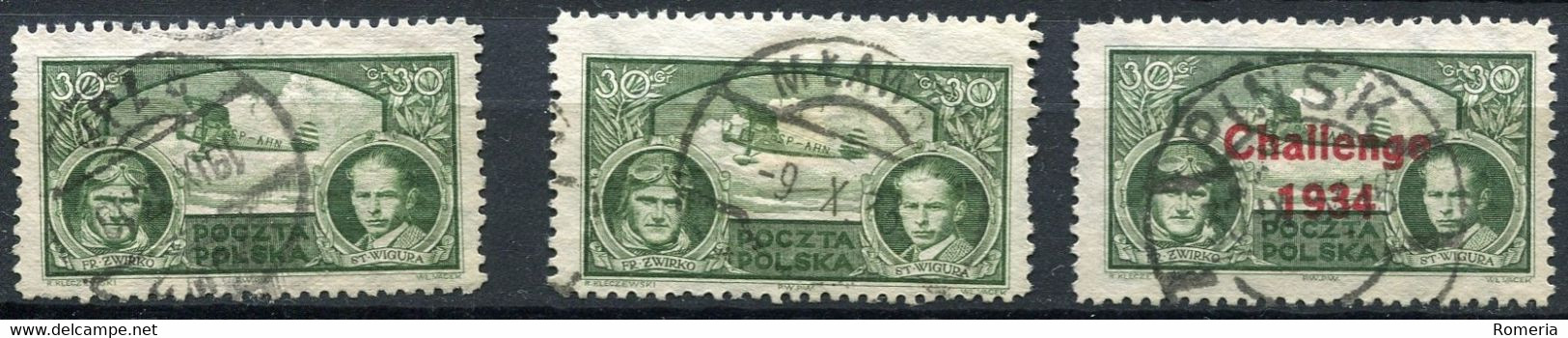 Pologne - 1925 -> 1948 - Lot Timbres Poste Aérienne ** Et Oblitérés - Voir Description - Gebruikt