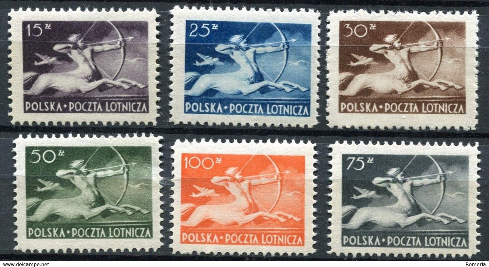 Pologne - 1925 -> 1948 - Lot Timbres Poste Aérienne ** Et Oblitérés - Voir Description - Oblitérés