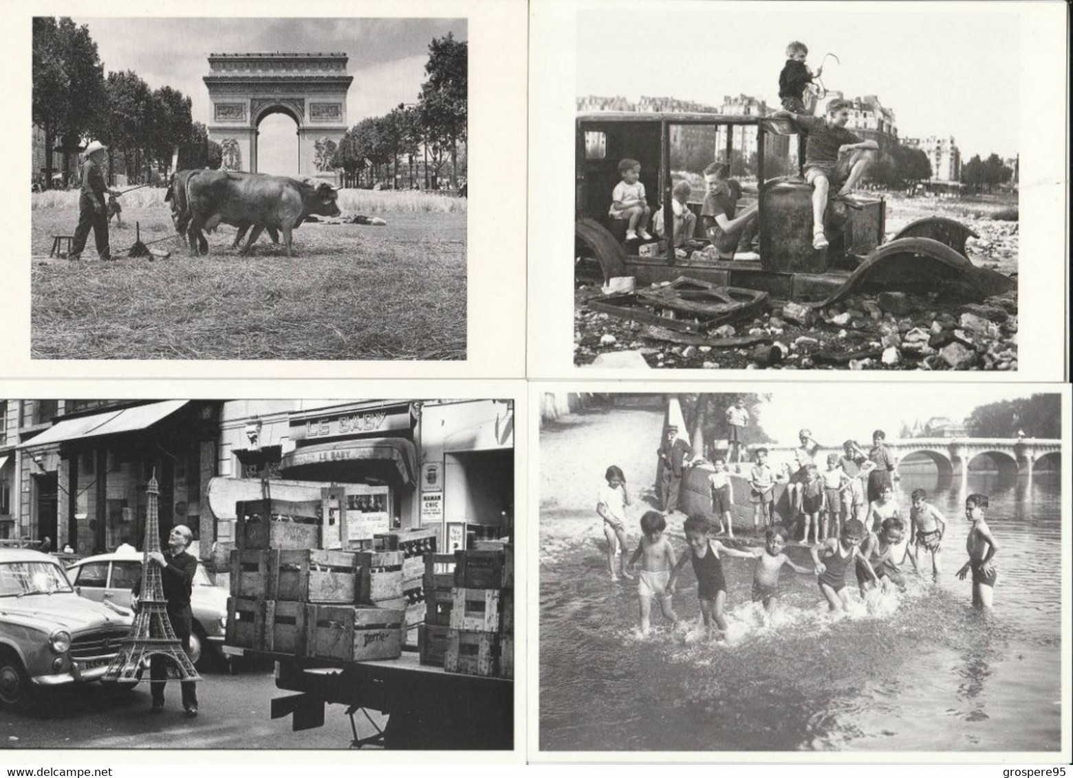 PHOTOGRAPHES ROBERT DOISNEAU + HENRY CLARKE + ELLIOT ERWITT + EDITH GERIN + ROGER VIOLLET - Altri & Non Classificati