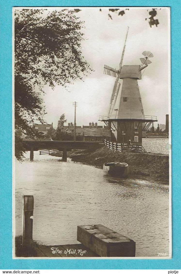 * Rye (Sussex - England) * (7005) Carte Photo, The Mill, Moulin, Molen, Muhle, Canal, Pont, Quai, Old - Rye