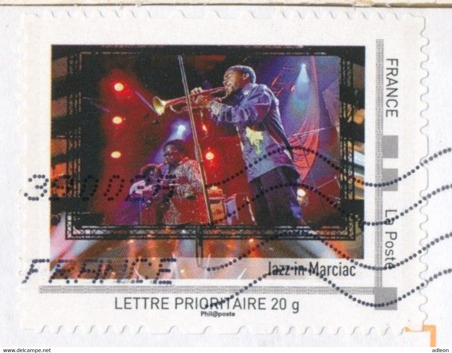 France-IDTimbres - Jazz In Marciac - YT IDT 7 Sur Lettre Du 05-01-2011 - Covers & Documents