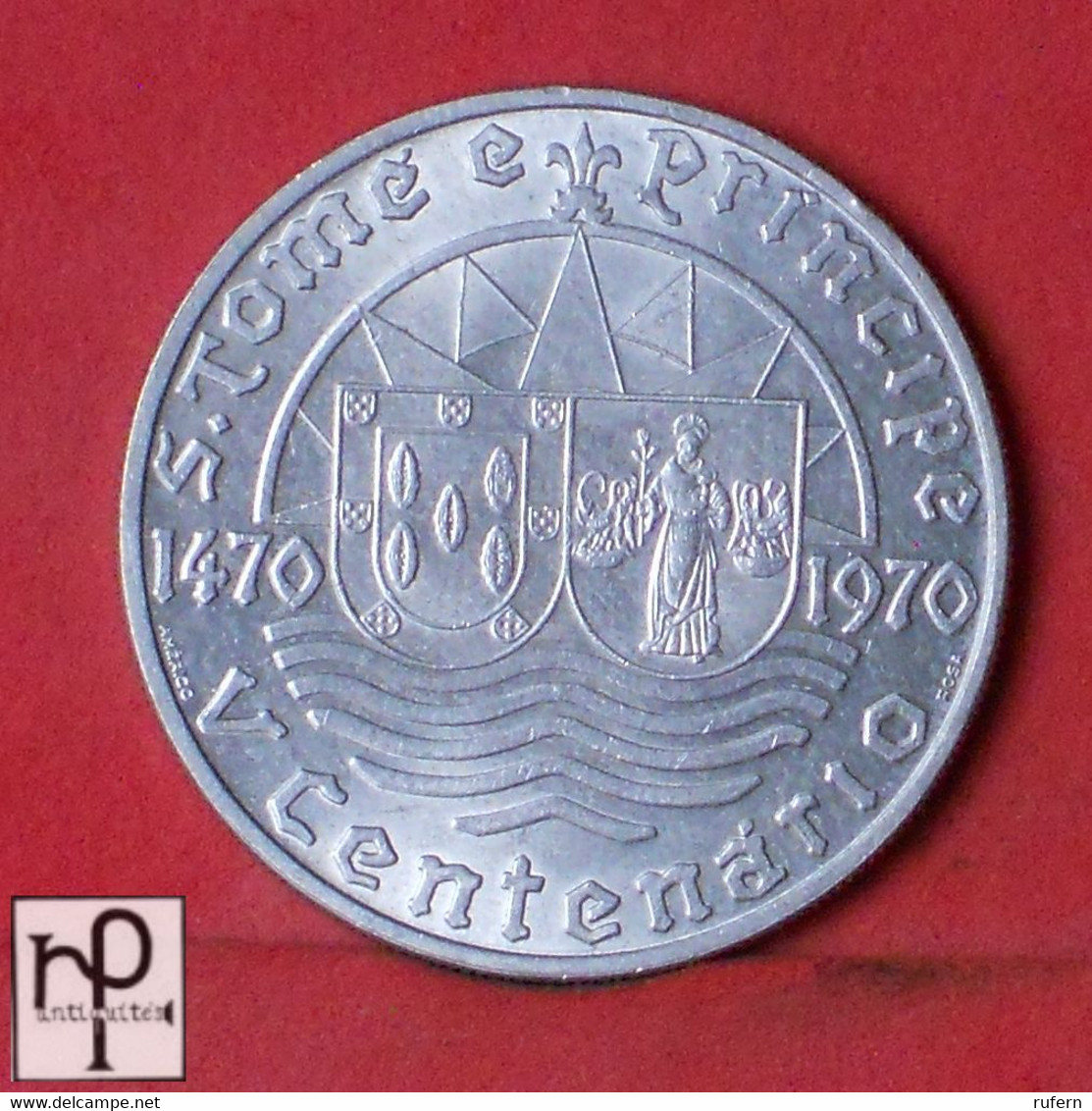 SAINT THOMAS E PRINCIPE 50 ESCUDOS 1970 - ***SILVER***   KM# 21 - (Nº52319) - Sao Tome En Principe