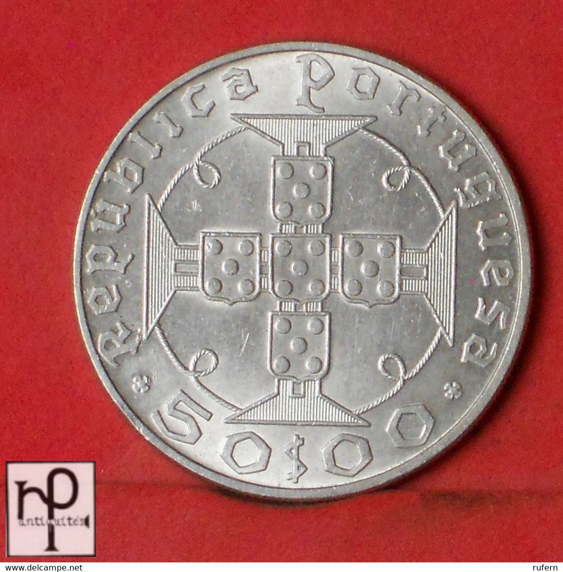 SAINT THOMAS E PRINCIPE 50 ESCUDOS 1970 - ***SILVER***   KM# 21 - (Nº52319) - Sao Tome En Principe