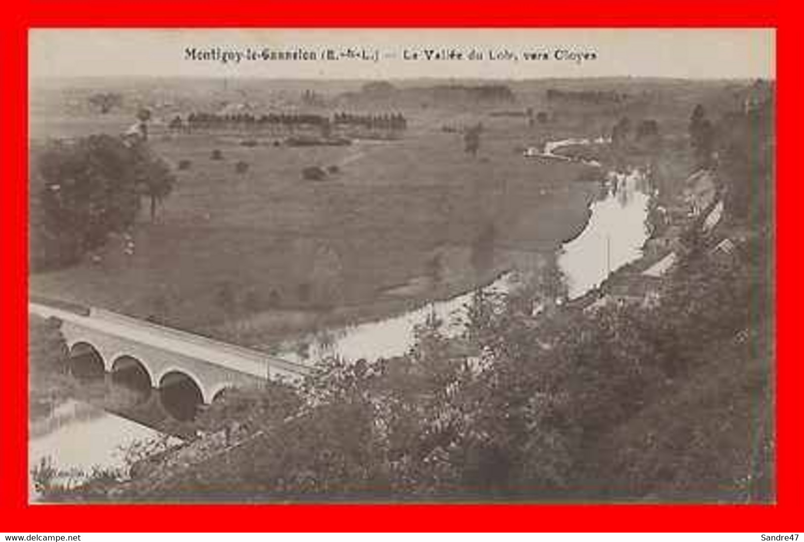 CPA (28) CMONTIGNY-le-GANNELON.  La Vallée Du Loir, Vers Cloyes...P736 - Montigny-le-Gannelon