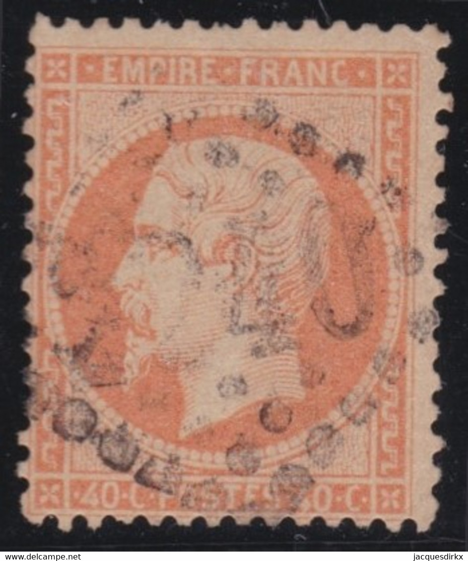 France   .   Y&T  .   23    .     O    .    Oblitéré - 1862 Napoléon III