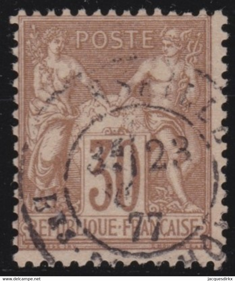 France   .   Y&T  .   69      .     O    .    Oblitéré - 1876-1878 Sage (Type I)