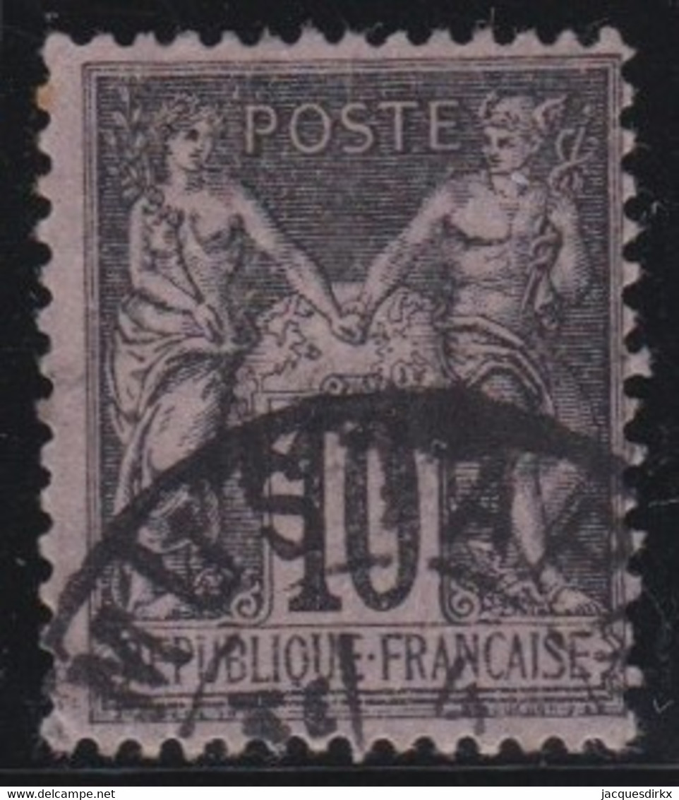 France   .   Y&T  .   103      .     O    .    Oblitéré - 1898-1900 Sage (Type III)