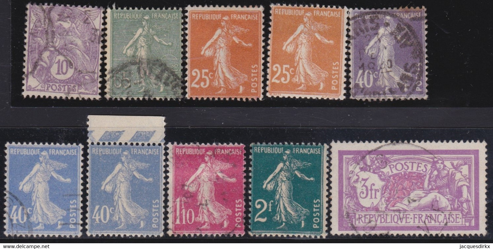 France    .   Y&T    .    233/240    .       O  Et  *     .     Oblitéré Et Neuf - Used Stamps