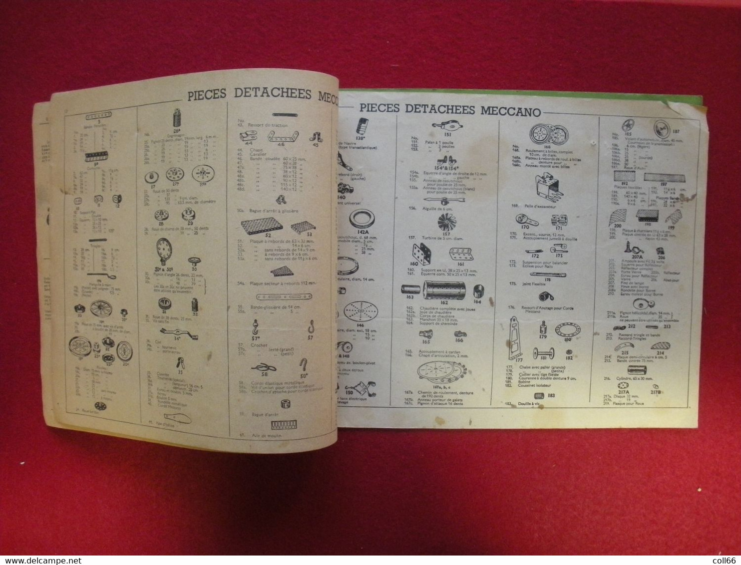 3 Notices Meccano Instructions pour l'emploi des Boîtes N°2, N°2A et N°3A  éditeur Meccano dos scanné 31x18cm