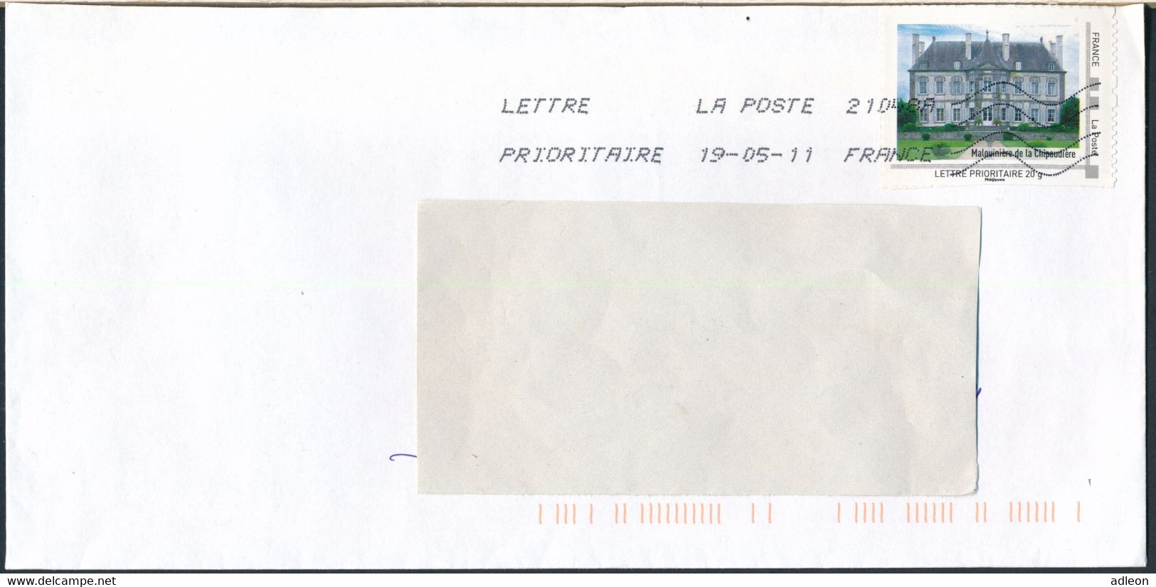 France-IDTimbres - Malouinière De La Chipaudière - YT IDT 7 Sur Lettre Du 19-05-2011 - Lettres & Documents