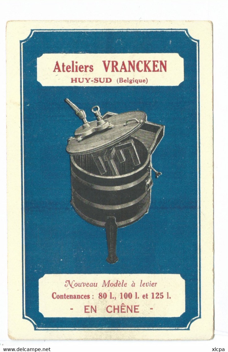 Huy Ateliers Vrancken ( Carte Publicitaire ) - Hoei