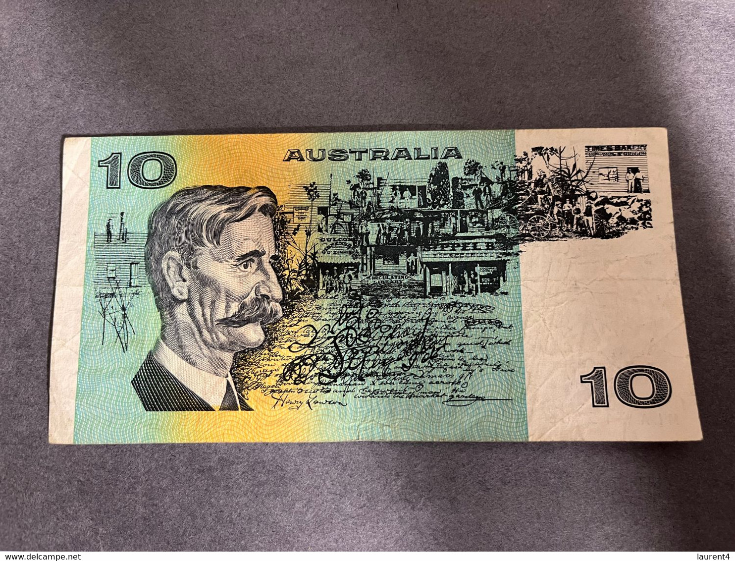 (1 N 3) Australia - $ 10.00 (older Henry Lawson) Banknote (MLA 315406) - 1966-72 Reserve Bank Of Australia