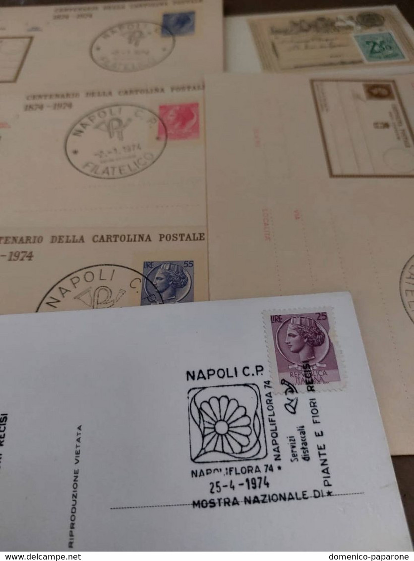 (cartpost1/5) ITALIA CARTOLINE POSTALI VIAGGIATE CON ALCUNI BIGLIETTI POSTALI, TOTALE 116 - Vrac (max 999 Timbres)