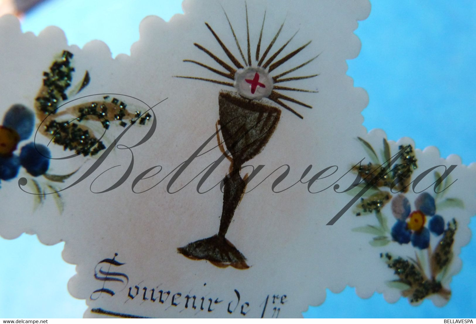 Holy  Card   Celuloid  Miniature Painting - Andachtsbilder