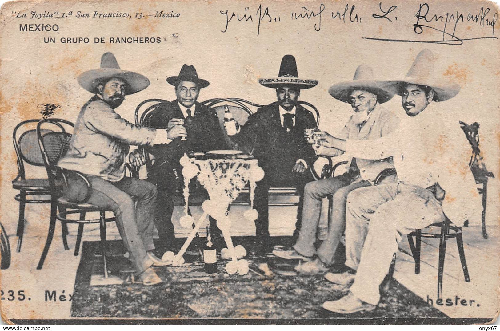 MEXICO (Mexique-Amérique-La Joyita 1 A San Francisco, 13  Mexico-Grupo De Rancheros 1906 - Mexique