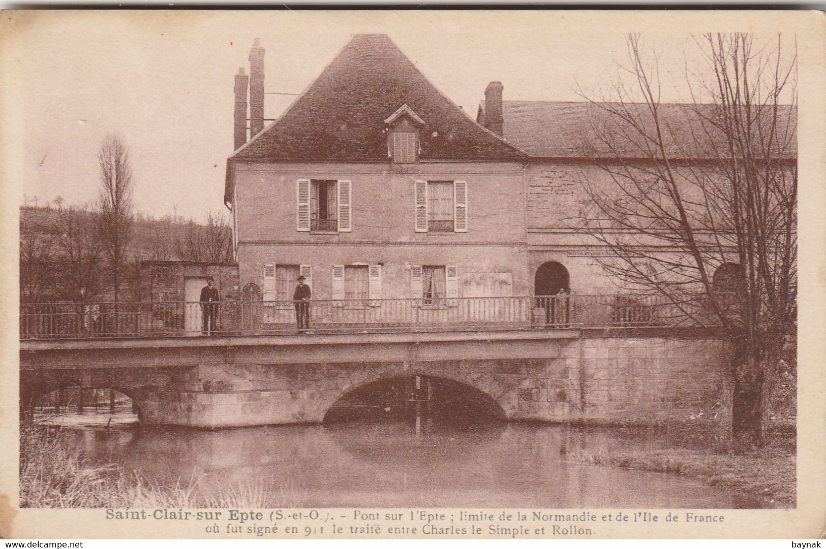 FR2649  --   SAINT CLAIR SUR EPTE  --  PONT SUR L" EPTE  --   LIMITE DE LA NORMANDIE ET DE ILLE DE FRANCE - Saint-Clair-sur-Epte