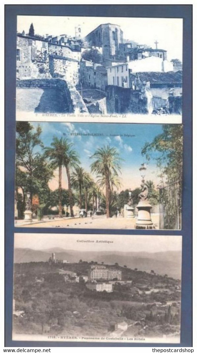 CPA - 83 - Trois Cartes De HYERES - Hyeres