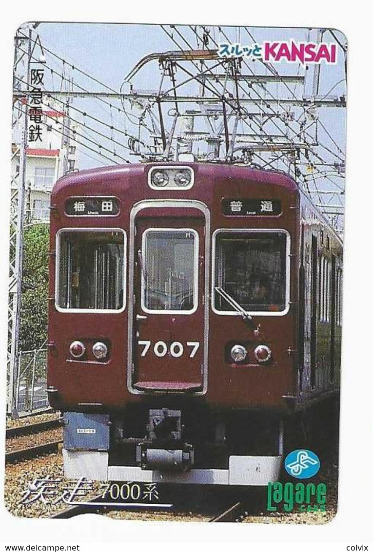 JAPON TRAIN CARTE DE TRANSPORT KANSAI - Treni