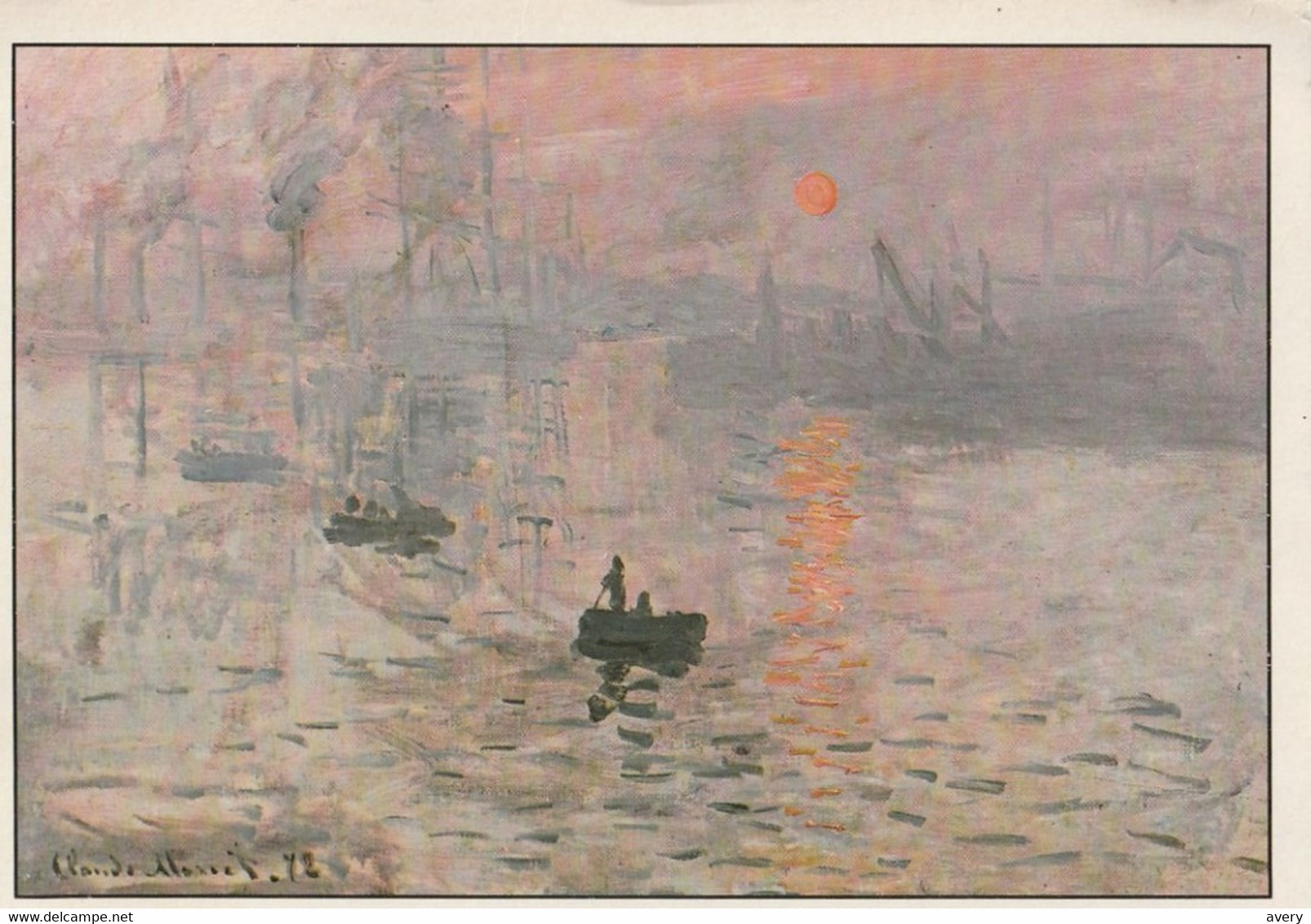 Impression Soleil Levant Par Claude Monet - Collezioni