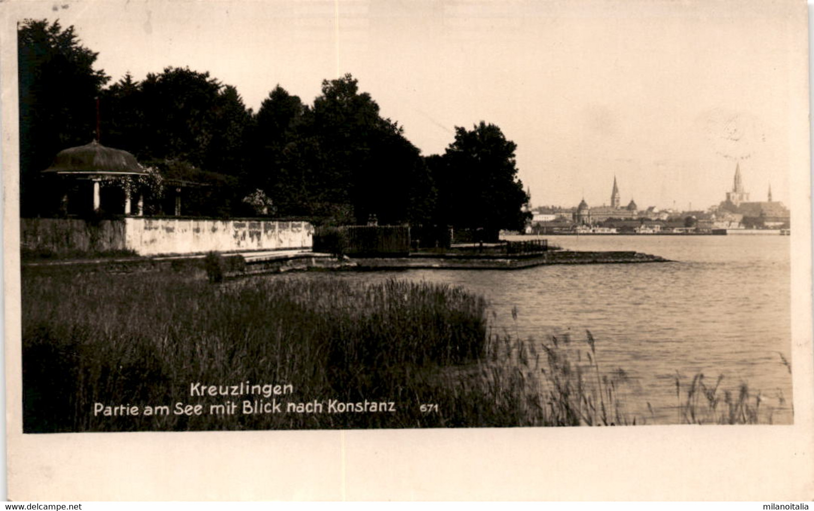 Kreuzlingen - Partie Am See Mit Blick Nach Konstanz (671) * 22. 9. 1924 - Kreuzlingen