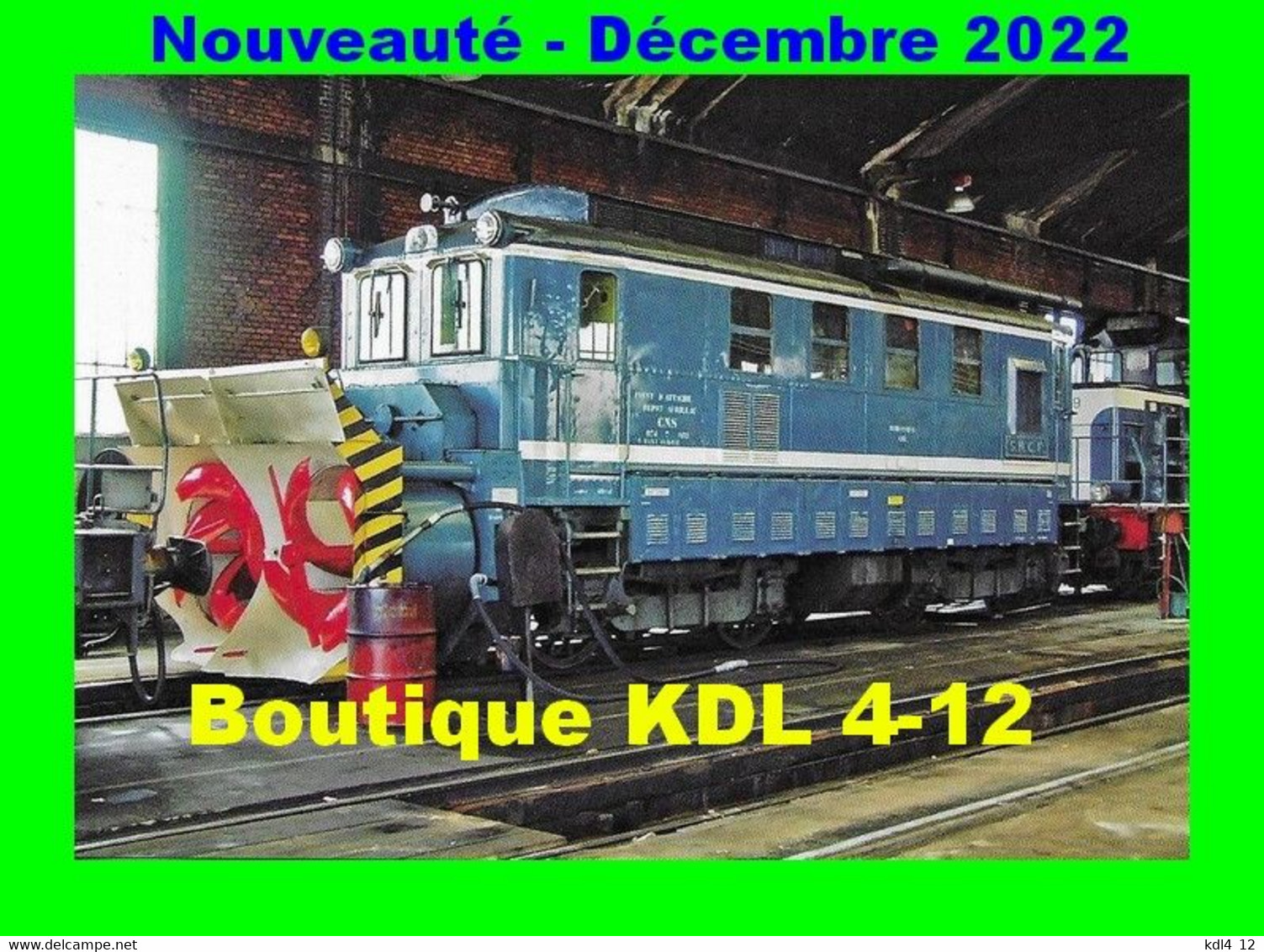 RU 2001 - Chasse-neige CNS N° 974 7.082 Au Dépôt - AURILLAC - Cantal - SNCF - Matériel