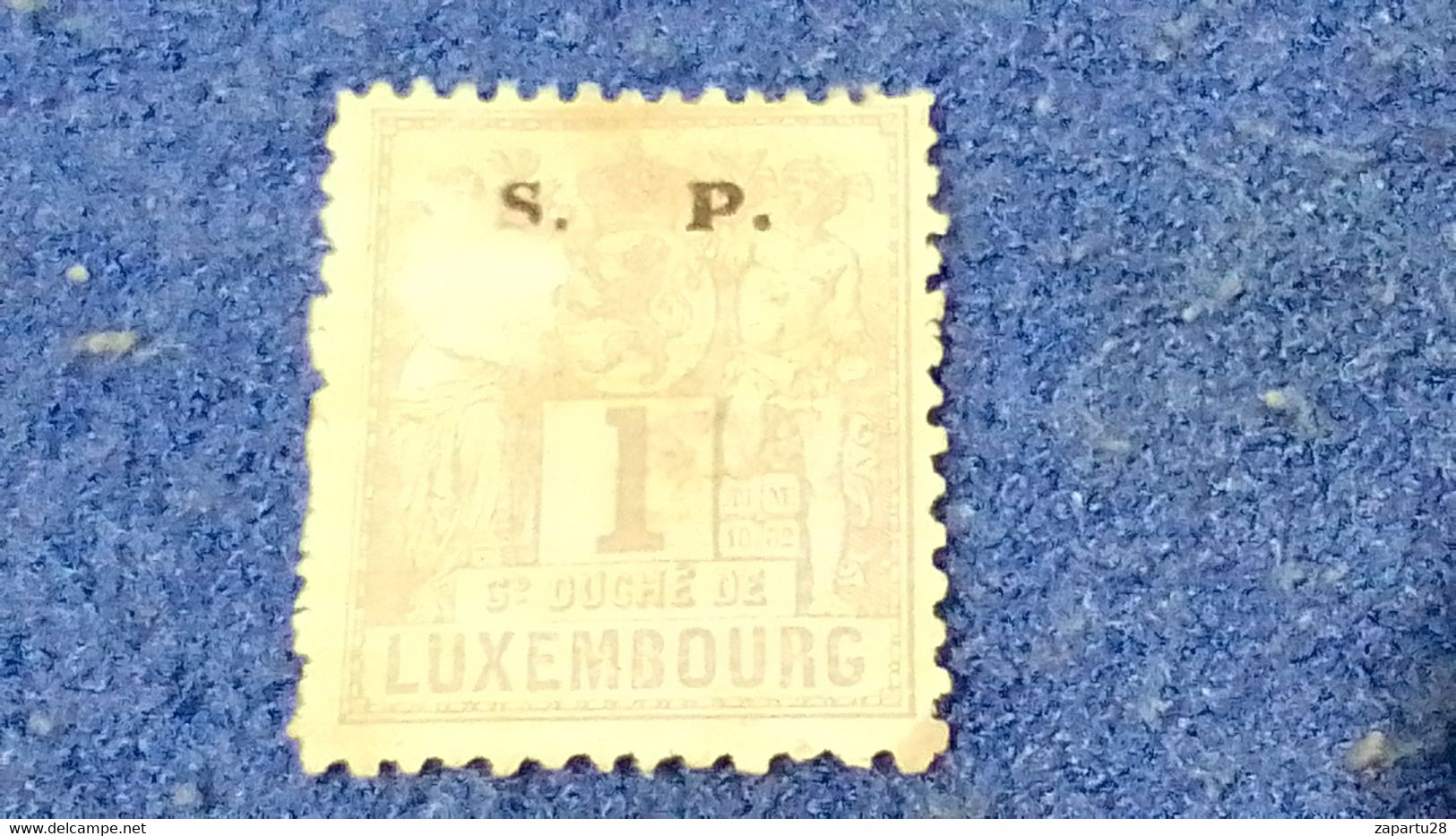 LÜKSEMBURG- 1882   RESMİ PUL SÜRSARJLI DAMGALI - 1882 Allegorie