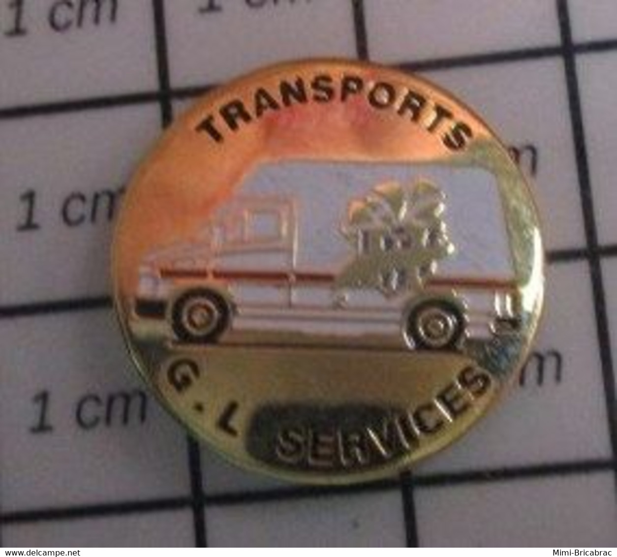 1315B Pin's Pins / Beau Et Rare / TRANSPORTS / FOURGON AMBULANCE GL SERVICES - Transports