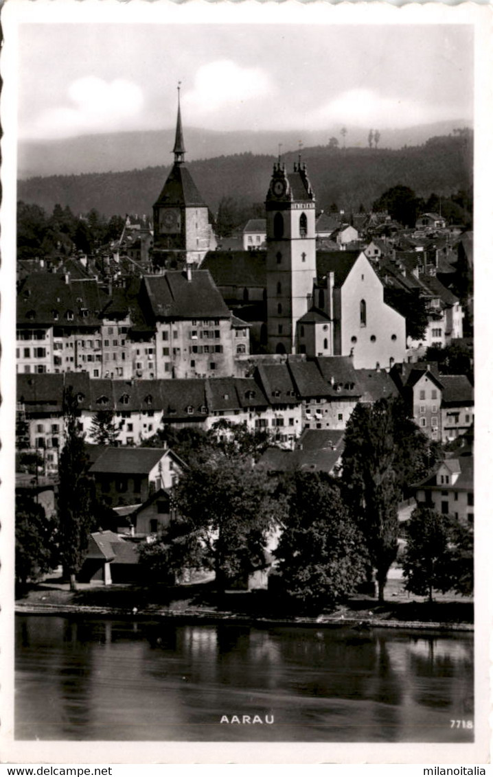 Aarau (7718) * Karte Von 1939 - Autres & Non Classés