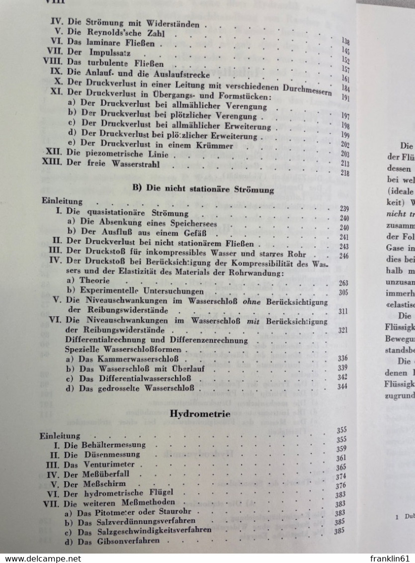 Angewandte Hydraulik. - Techniek