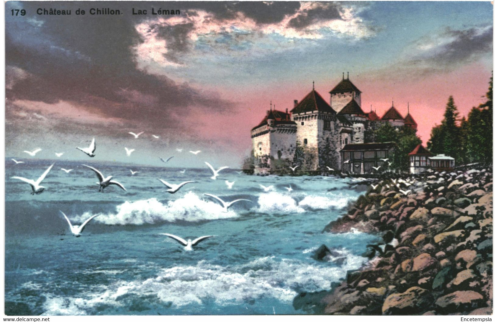 CPA Carte Postale Suisse Veytaux  Château De Chillon Lac Léman  VM60562 - Veytaux