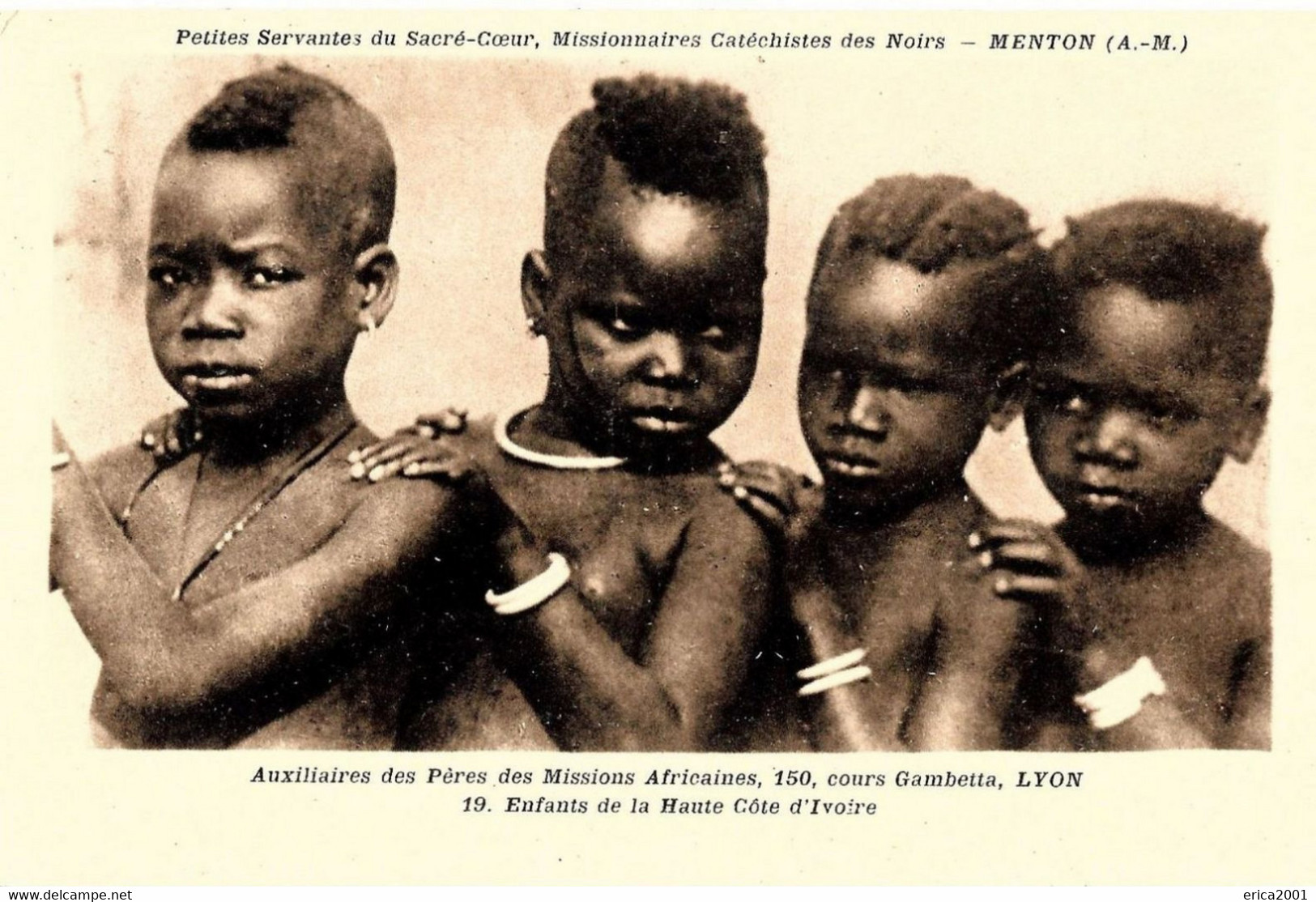 Côte-d'Ivoire. Quatre Enfants Du Nord De La Côte D'Ivoire. - Côte-d'Ivoire