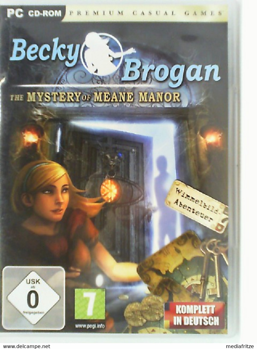 Becky Brogan: The Mystery Of Meane Manor - Jeux PC