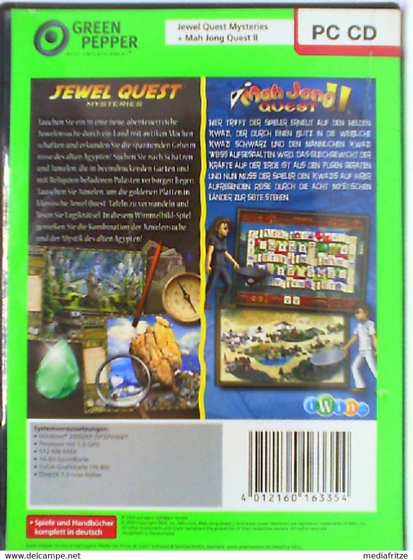 Jewel Quest & Mahjong Quest II Bundle - Giochi PC