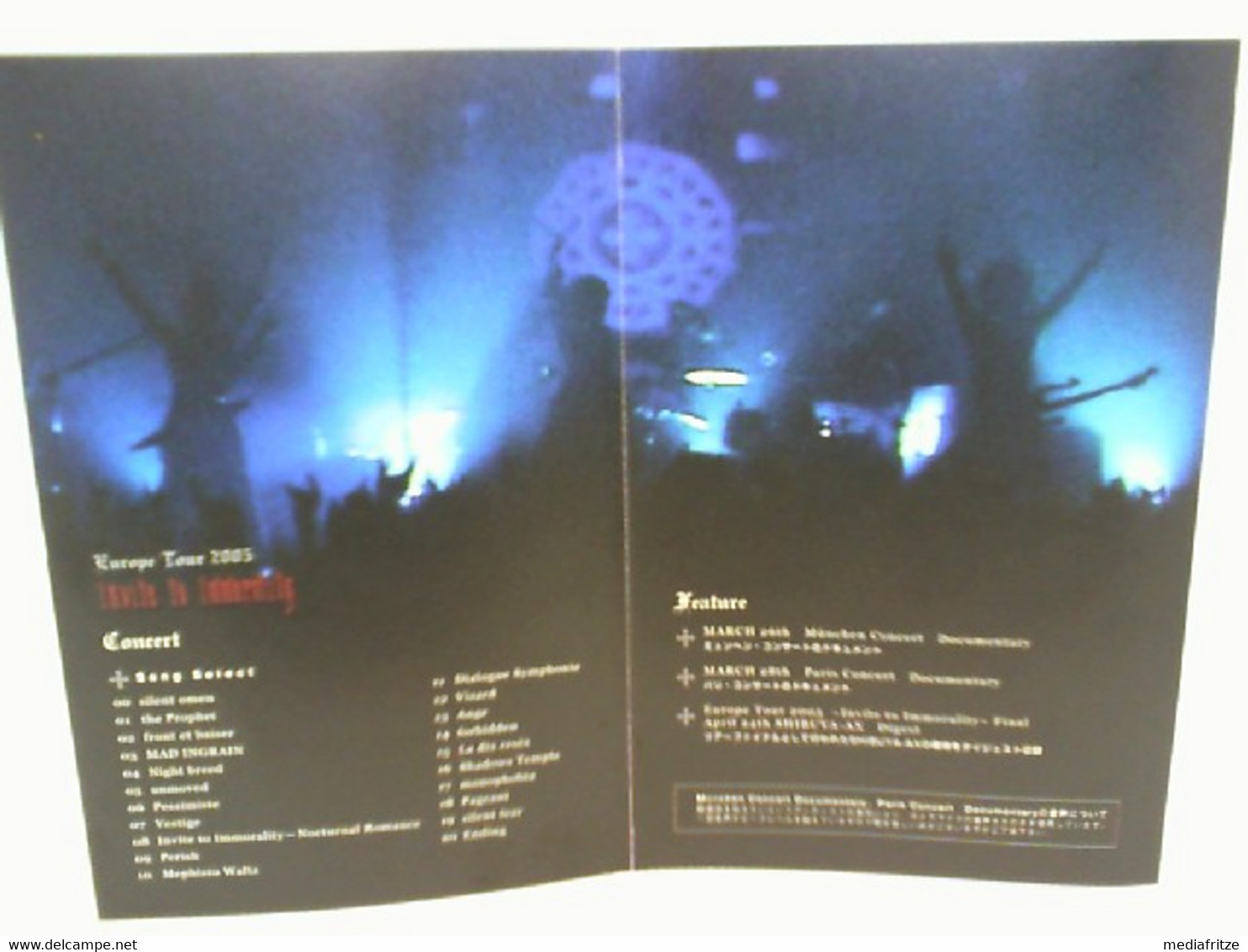 Europe Tour2005  Invite To Immorality DVD - DVD Musicaux