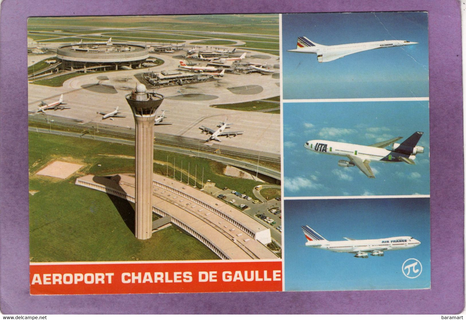 95 ROISSY EN FRANCE Aéroport Charles De Gaulle La Tour De Controle L'Aérogare Et Les Satellites - Roissy En France