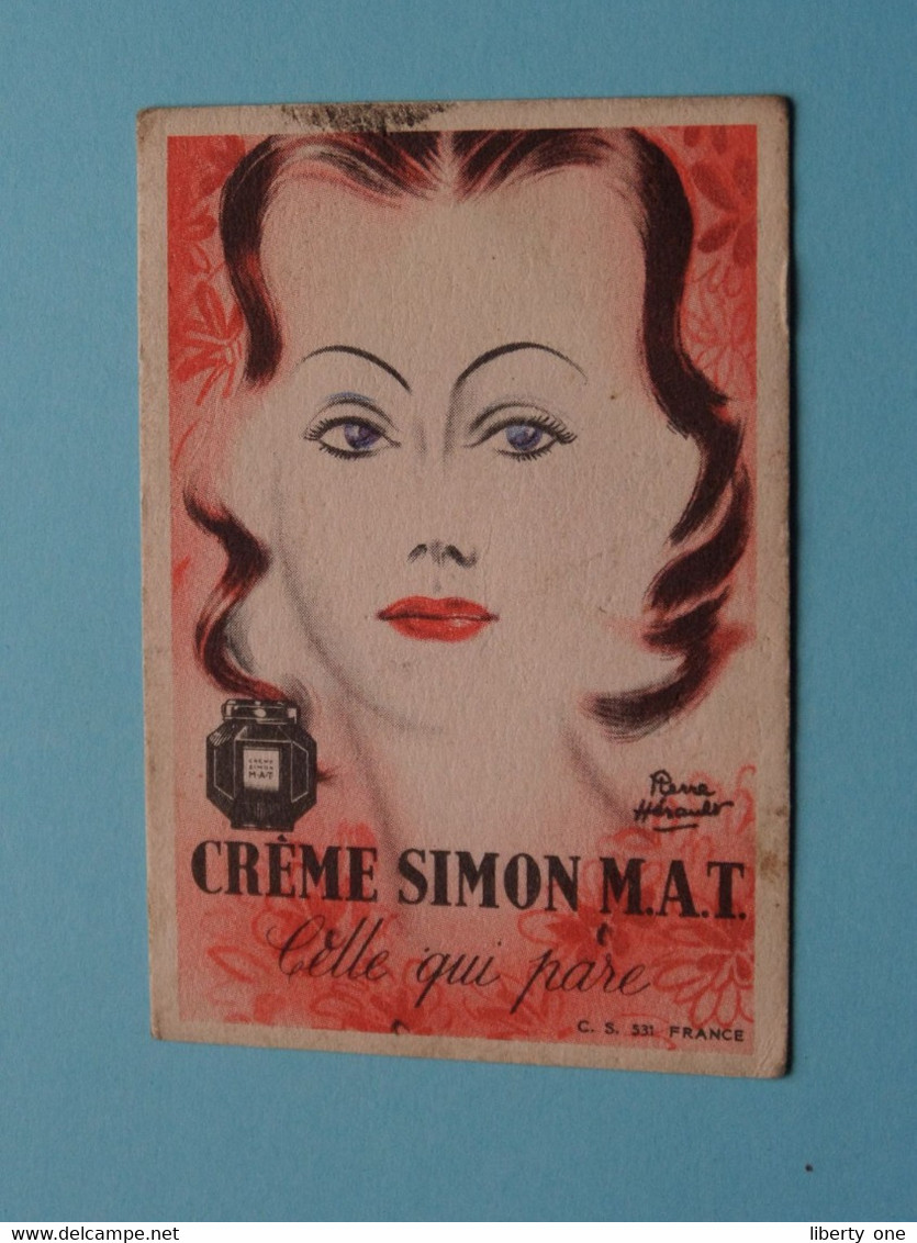 Crème SIMON - Crème SIMON M.A.T. > ( Voir / Zie 2 Scan ) ! - Anciennes (jusque 1960)