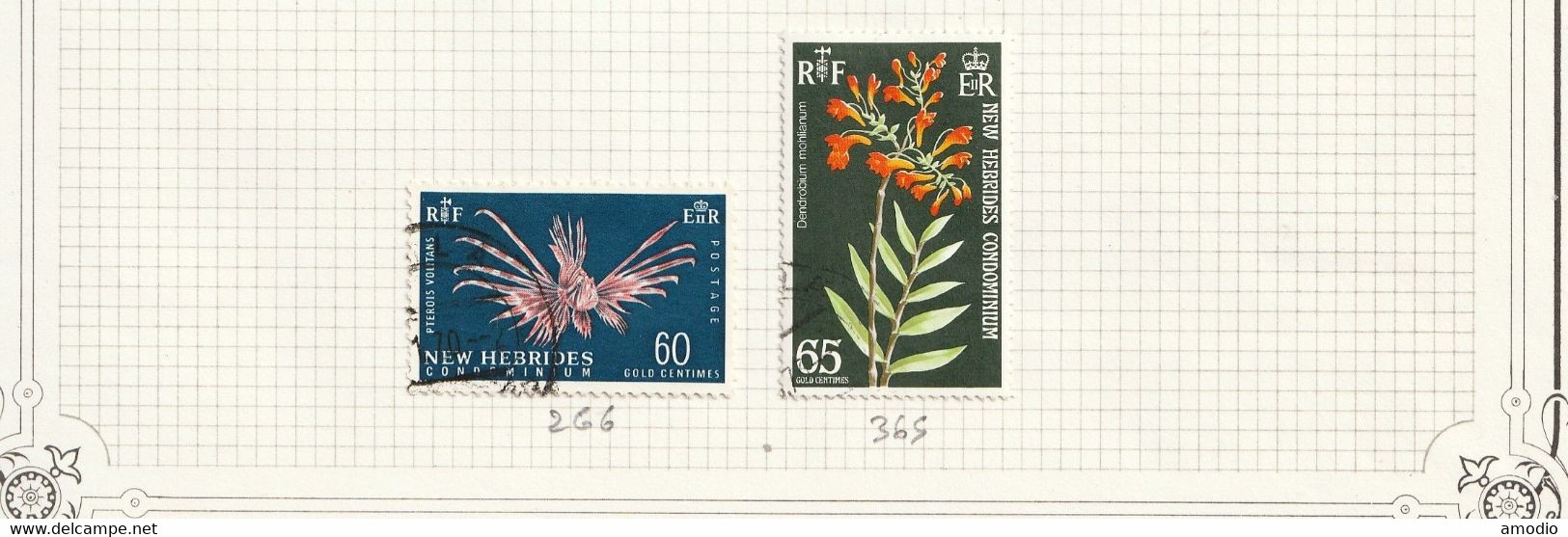 Nouvelle Hébrides New Hebrides YT 266, 365 Oblit - Used Stamps